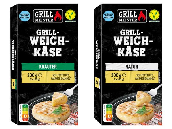 Grill-Camembert oder Weichkäse