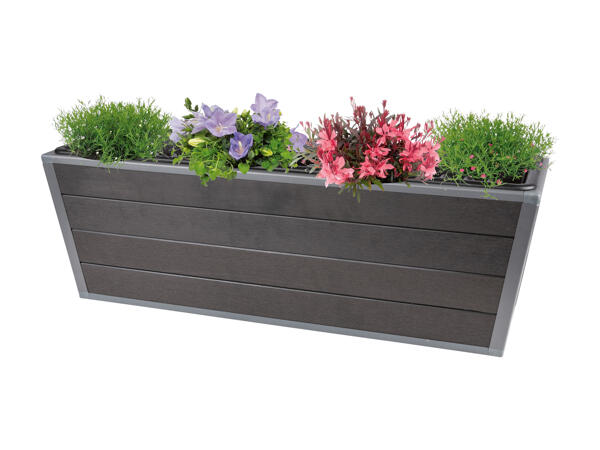 Set de jardinières pour balcon, 4 pièces