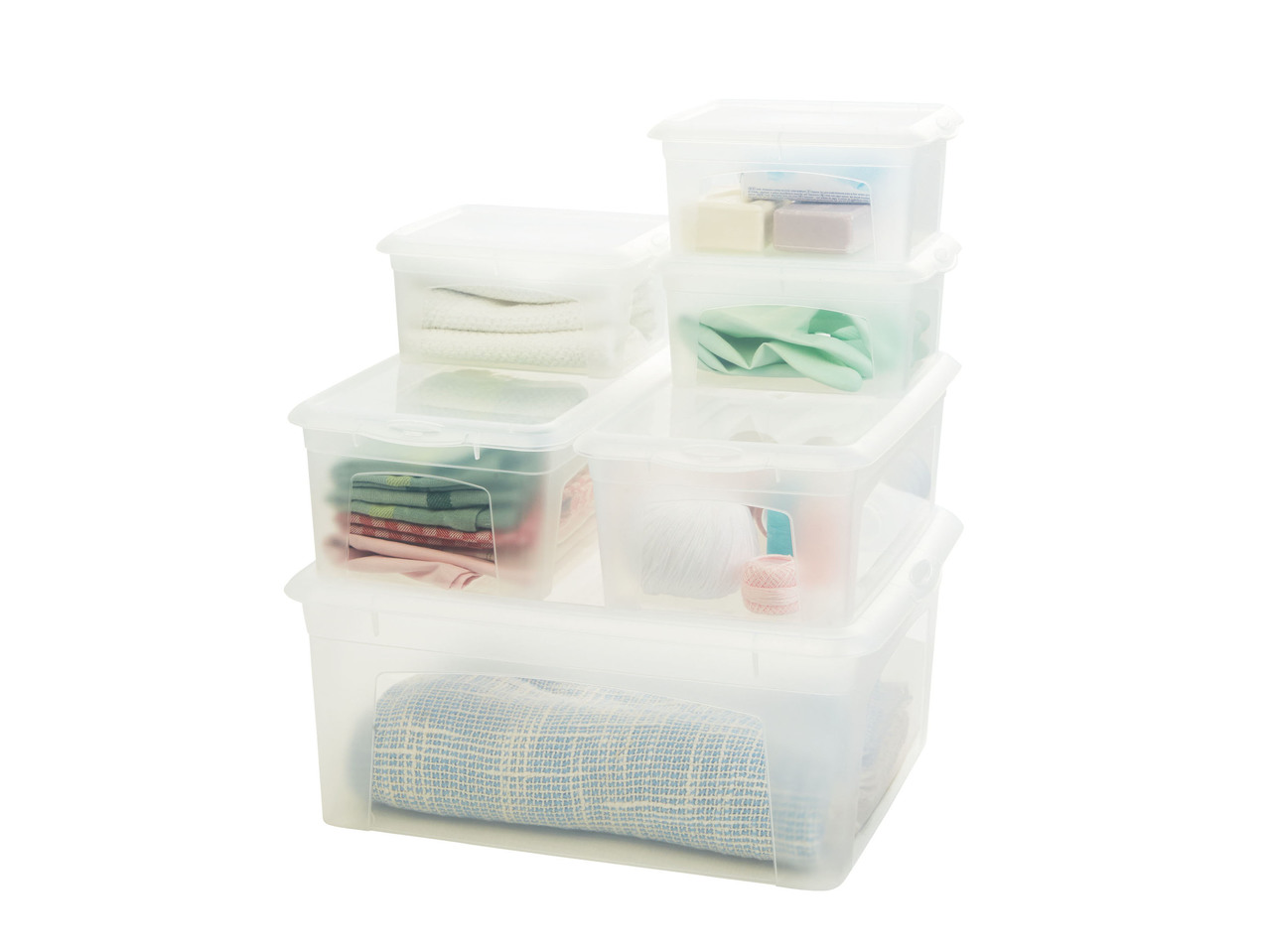 All-Purpose Storage Boxes, 6 pieces