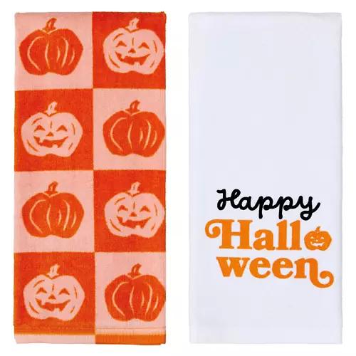 2 Pack Kitchen Towels - Happy Halloween