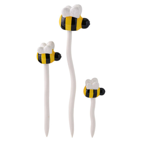 Belavi Bee Ceramic Garden Stakes