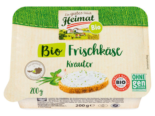 EIN GUTES STÜCK HEIMAT Bio-Frischkäse