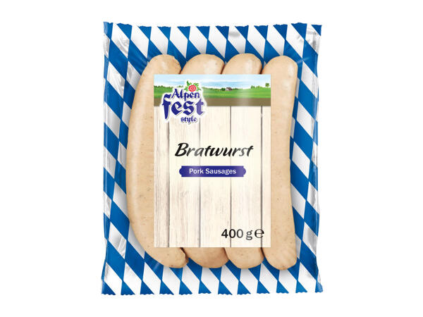 Alpenfest Style Bratwurst