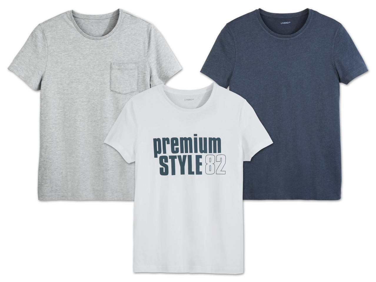 LIVERGY(R)PURE COLLECTION Herren T-Shirt1