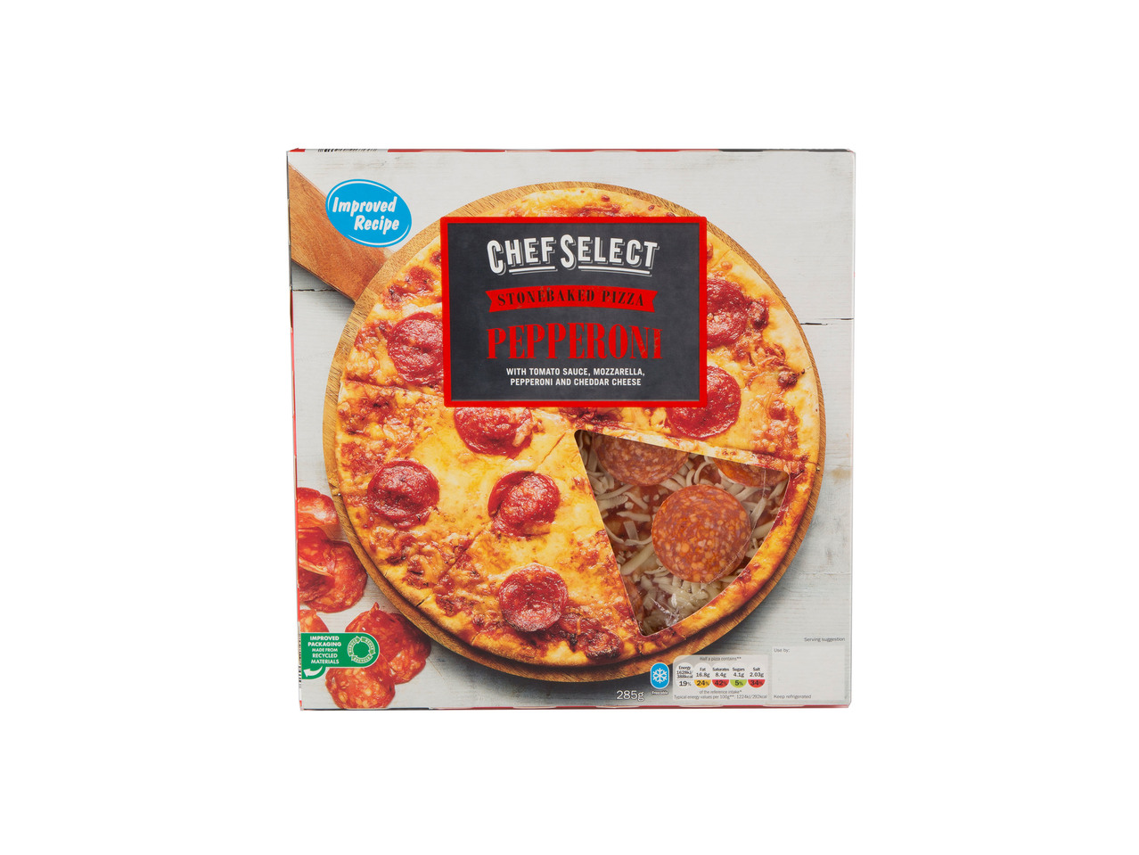 Margherita/Pepperoni Stone Bake Oven Pizza