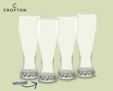 CROFTON Weißbiergläser