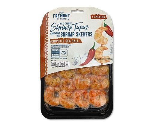 Fremont Fish Market 
 Wild Caught Argentine Shrimp Skewers