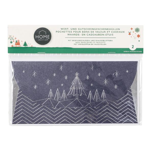 HOME CREATION(R) 				Carte de Noël (6 pcs) ou bon cadeau (2 pcs)