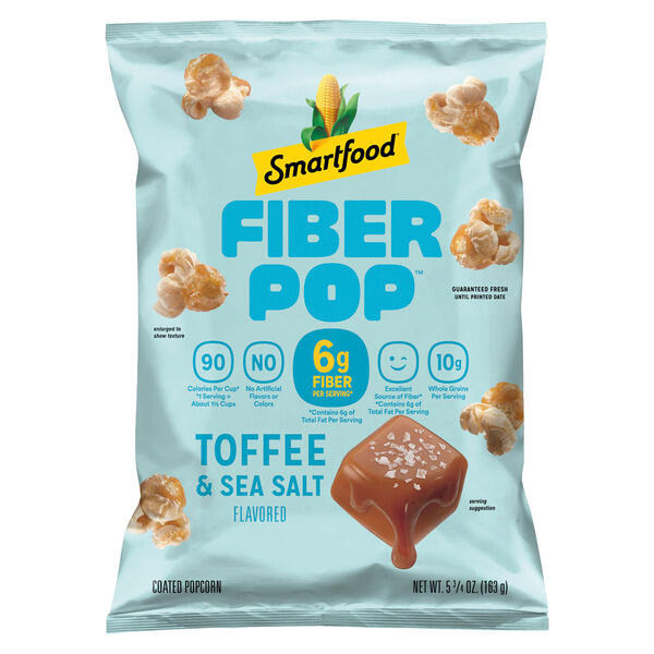 Smart Food Smatfood Fiber Popcorn Toffee & Sea Salt