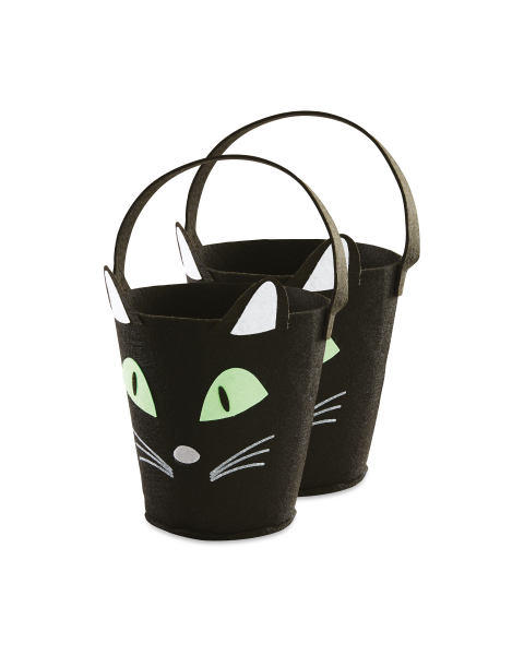 Cat Felt Bucket 2 Pack