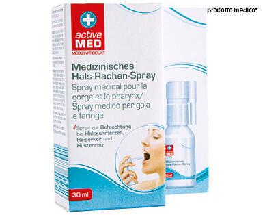 ACTIVE MED
SPRAY MEDICO PER GOLA E FARINGE