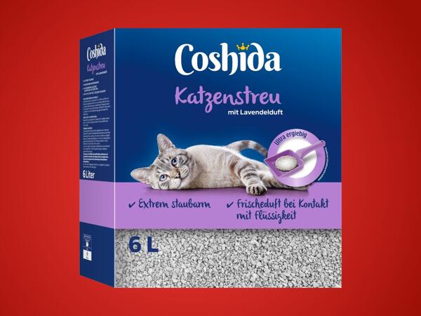 Katzenstreu mit Lavendelduft