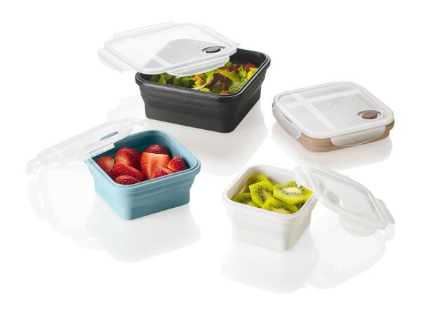 Ernesto Collapsible Square Food Storage Containers - Set of 4