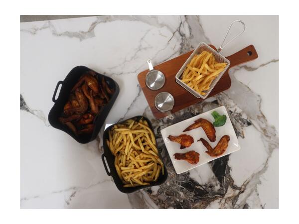 Vonshef Silicone Air Fryer Inserts - Set of 2