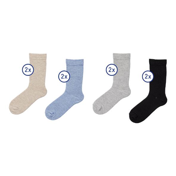 UP2Fashion(R) Chaussettes pour femmes et hommes, 2 paires