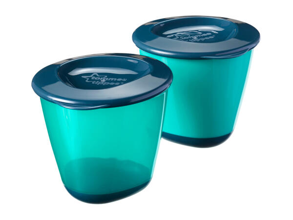 Tommee Tippee Pop-Up Weaning Pots - 2 pack
