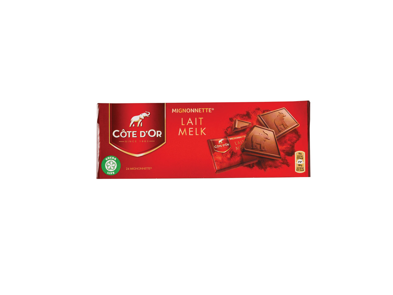 Mignonettes de chocolat au lait