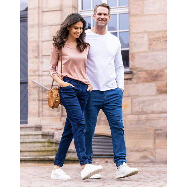 Sweat Denim Jogg-Jeans