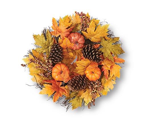 Huntington Home 
 Harvest Wreath
