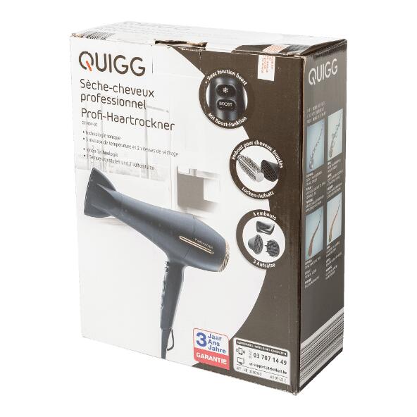 QUIGG(R) 				Sèche-cheveux professionnel