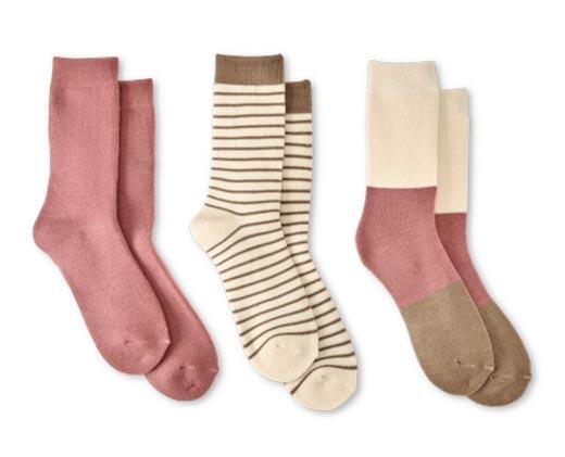 Adventuridge 
 Men's or Ladies' 3-Pair Outdoor Socks