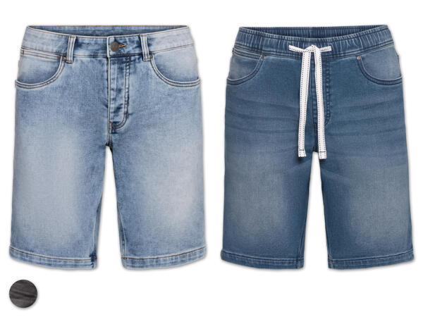 Herren Sweat-Denim-Shorts