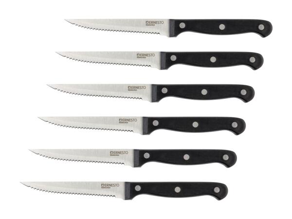 Set de couteaux à steak, 6 pièces