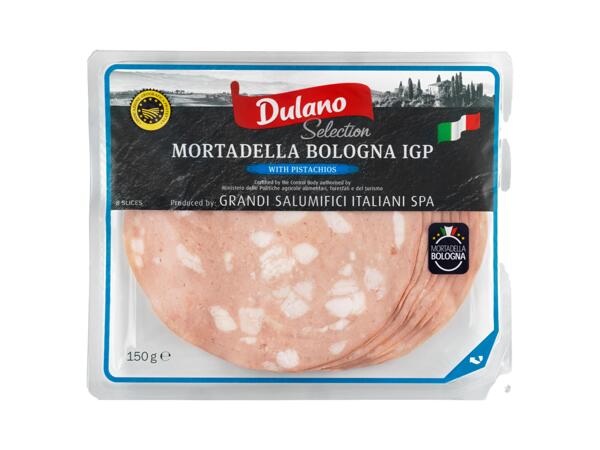 Mortadella, pistage