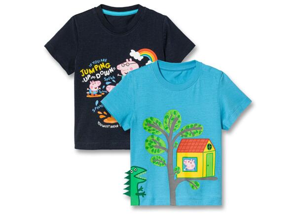 Boys' T-Shirts, 2 pieces "Peppa Pig"