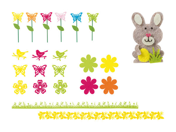 Déco printemps en feutre