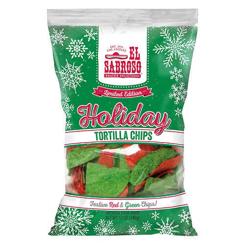 Holiday Tortilla Chips, 12 oz