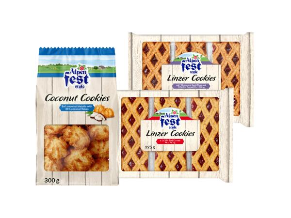 Linzer or coconut cookies