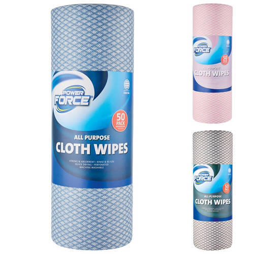 Assorted Cloth Wipes on Roll