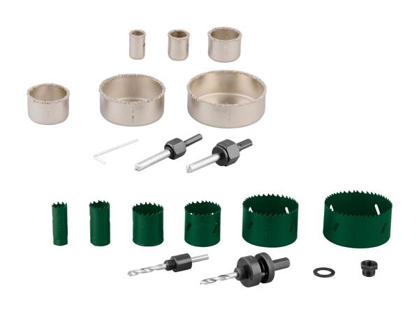 Set de scies-cloches bilames/​set de scies-cloches en carbure