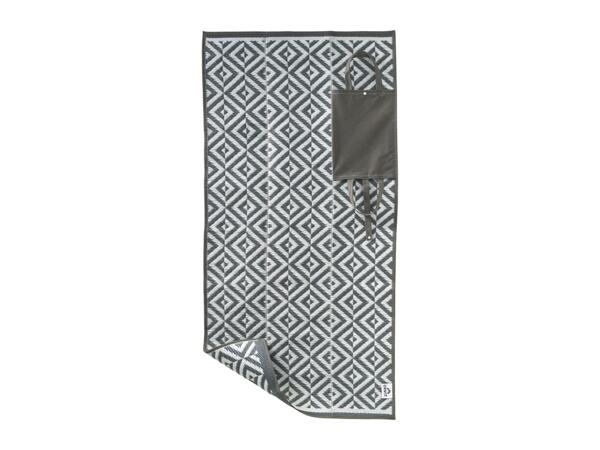 Crivit Beach Mat - Grey/White