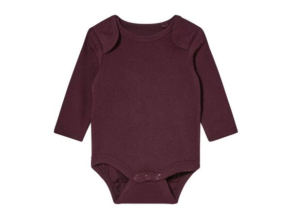 Lupilu Baby Long-Sleeve Bodysuits - 3 Pack