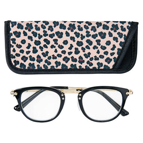 Reading Glasses - Black/Gold, 2.0