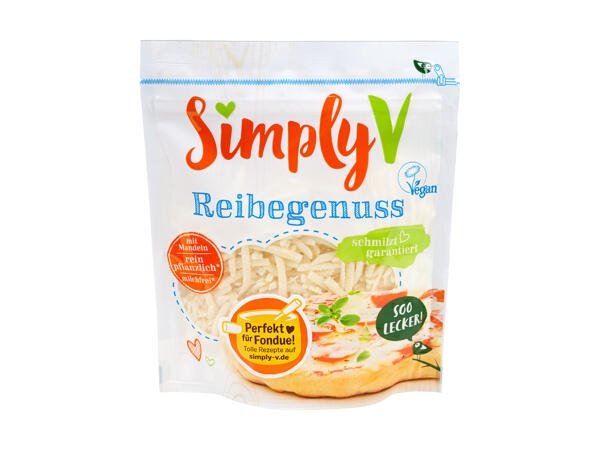 Formaggio grattugiato vegano Simply V