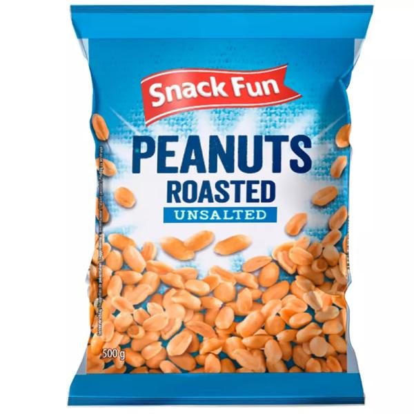 SNACK FUN Erdnüsse, geröstet und ungesalzen