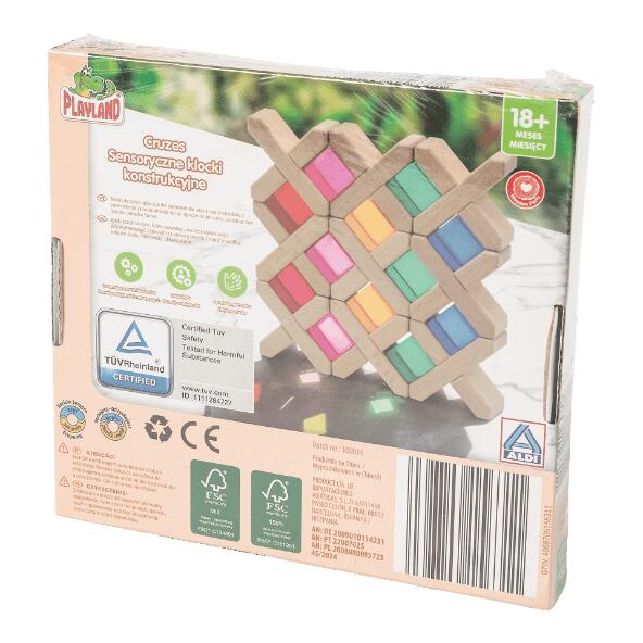 PLAYLAND(R) 				Blocs de construction en bois