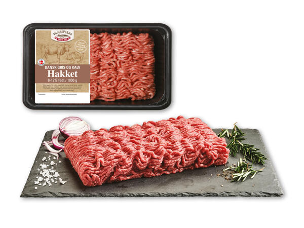 Dansk gris og kalv hakket