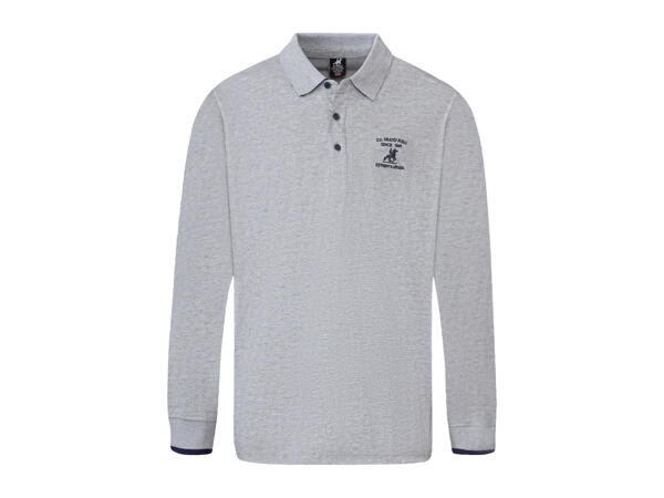 Men's Long- Sleeve Polo Shirt