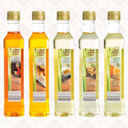 Huile aromatisée pour wok