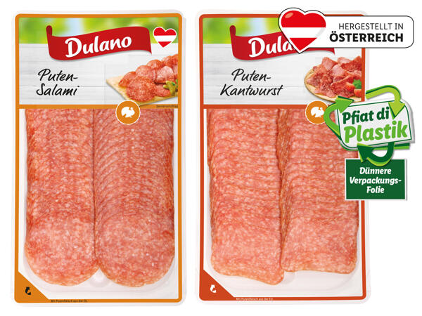Putenrohwurstspezialitäten