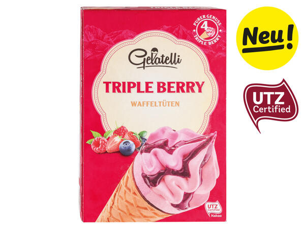Waffeltüte Triple