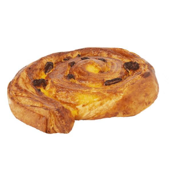 Ronde rozijnenkoek