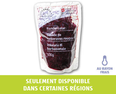 Salade de betteraves rouges