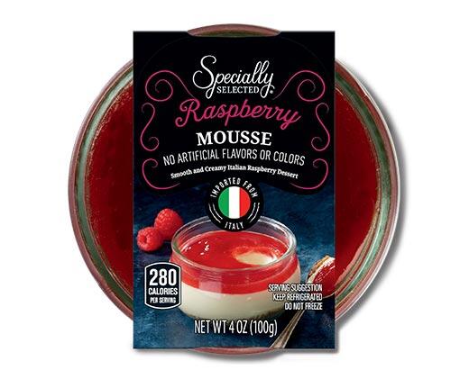 Specially Selected Imported Italian Dessert Tiramisu or Raspberry Mousse