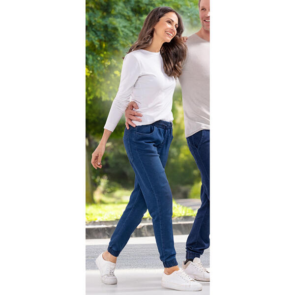 Sweat Denim Jogg-Jeans