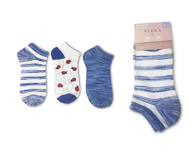 Serra Ladies 3 Pair Super Soft Socks
